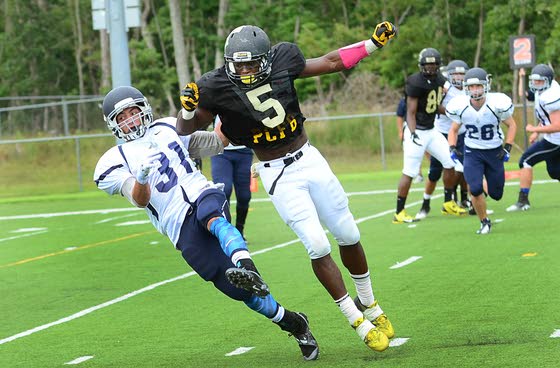 Prep takes a pounding, but learns along the way